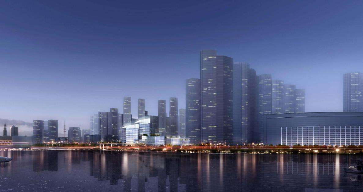 长江滨江新城污水源供热项目